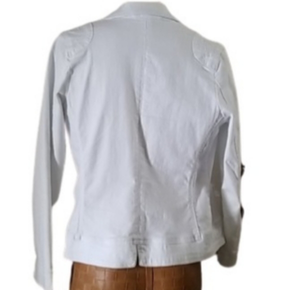 White Jean Jacket - Picture 3 of 9